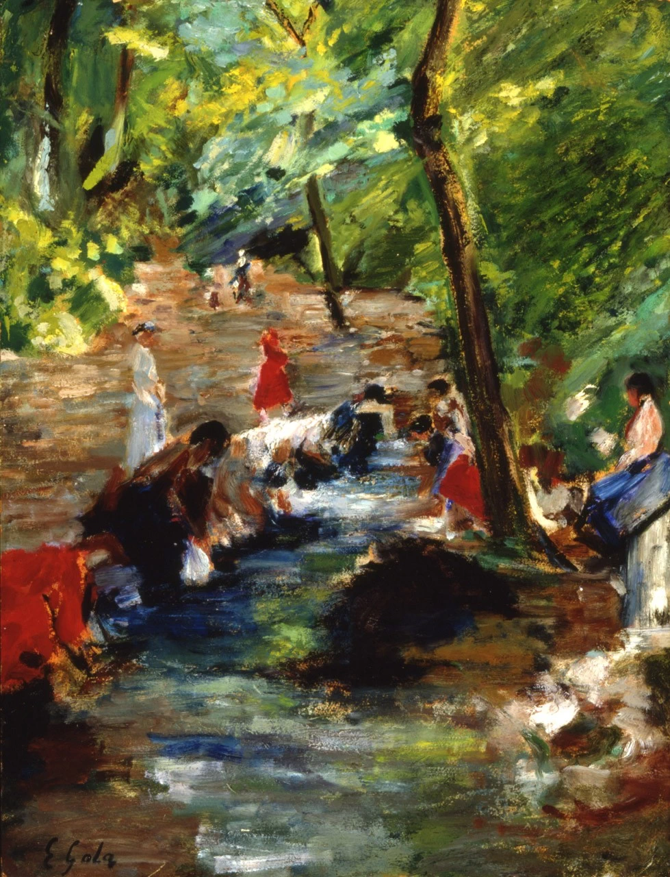 Lavandaie al fosso - Collezione Intesa San Paolo